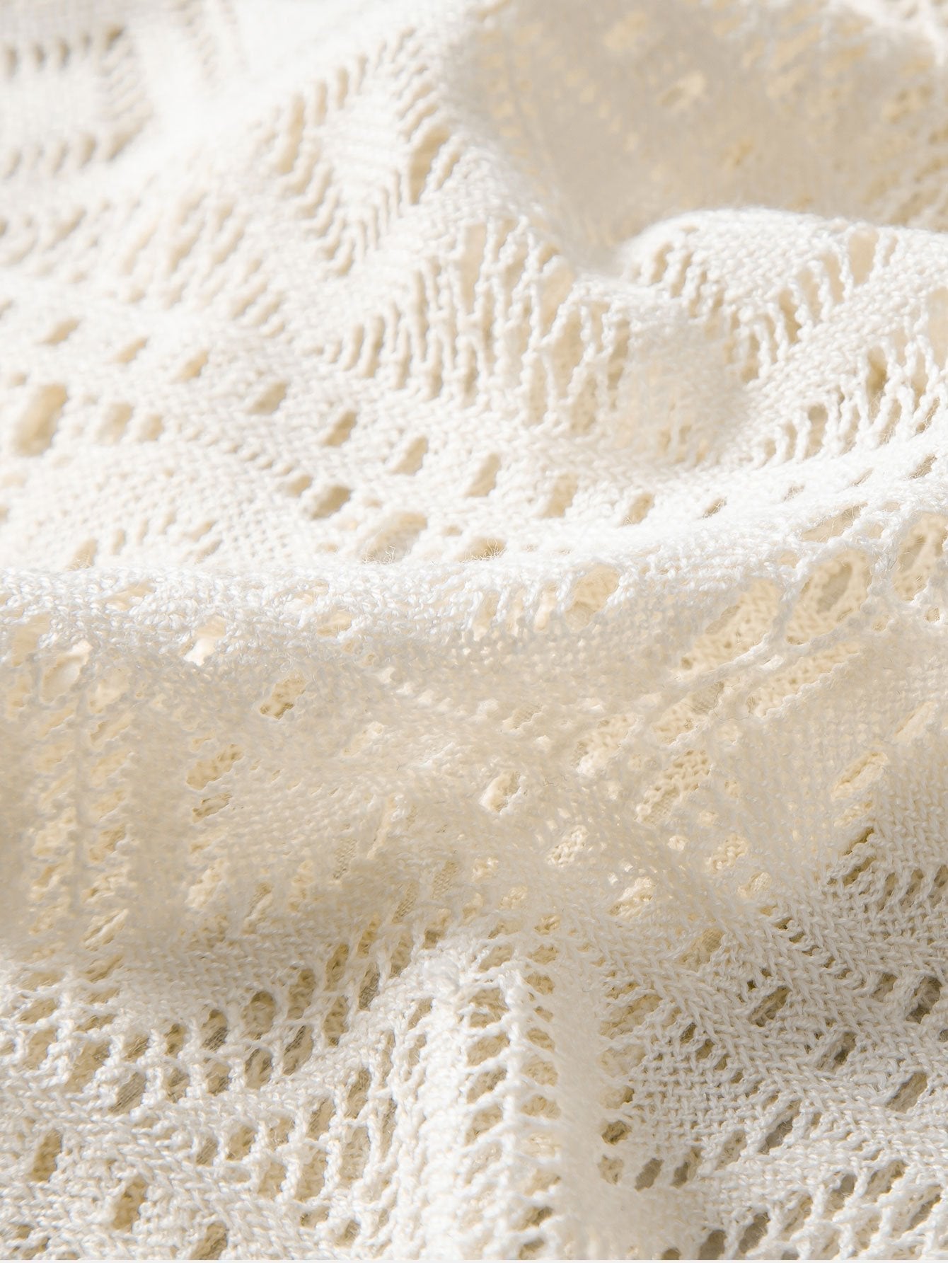 David | Transparente Häkelshirt mit Ethno-Muster