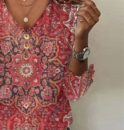 Sienna®️™ - Vintage Boho Bluse