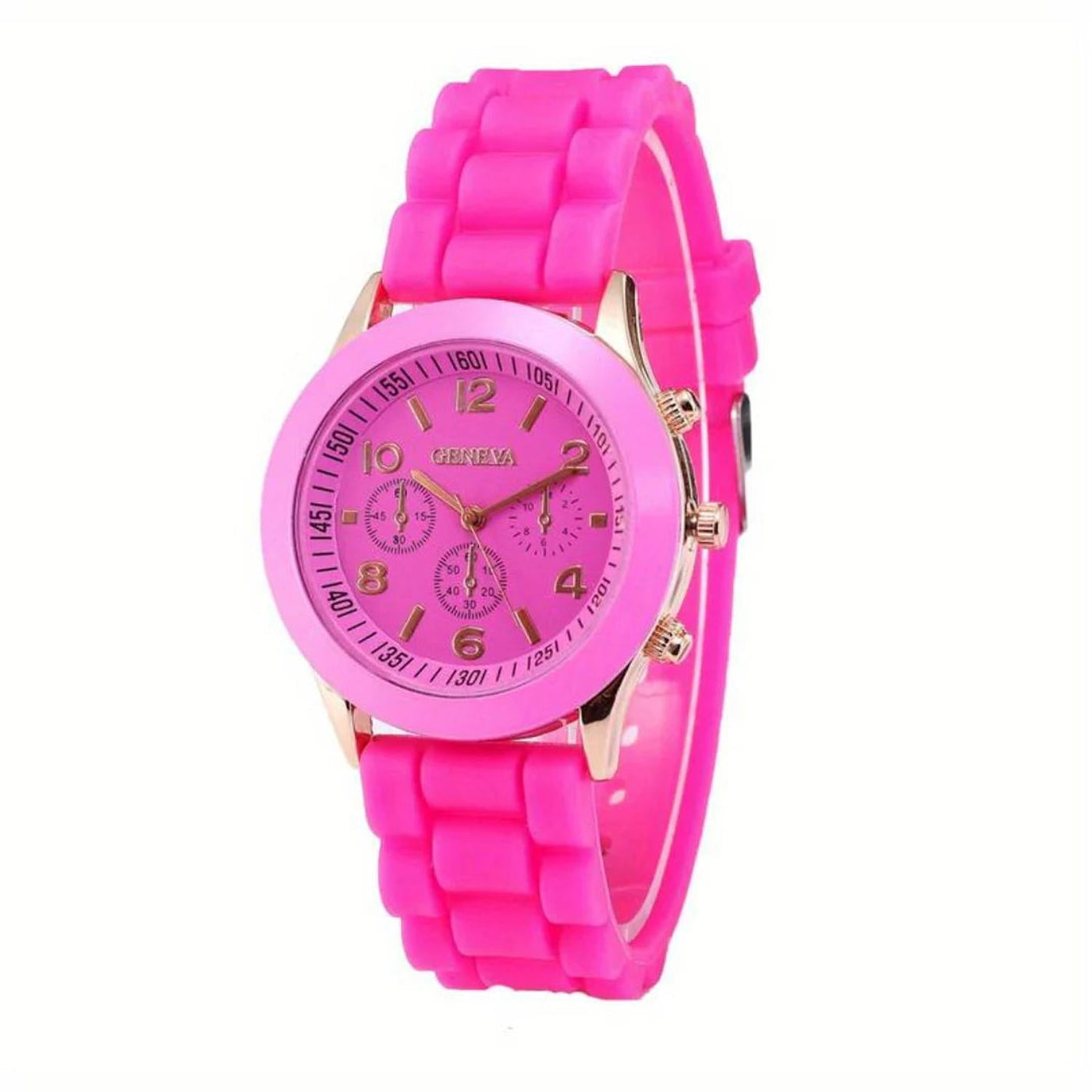 Lässige Quarz Uhr aus Silikon - Klassisch & Zeitlos