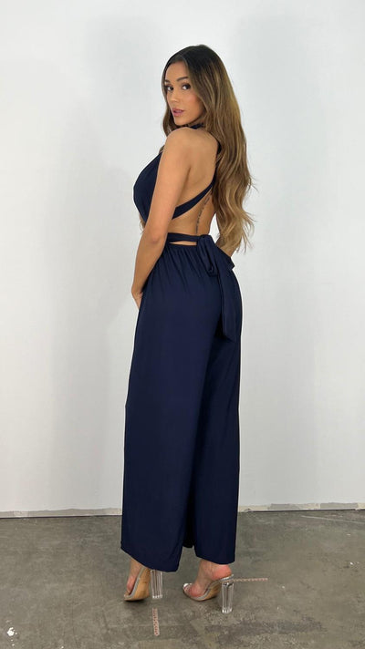 TINATII  Laure Jumpsuit - Modischer Einteiler mit weitem Bein