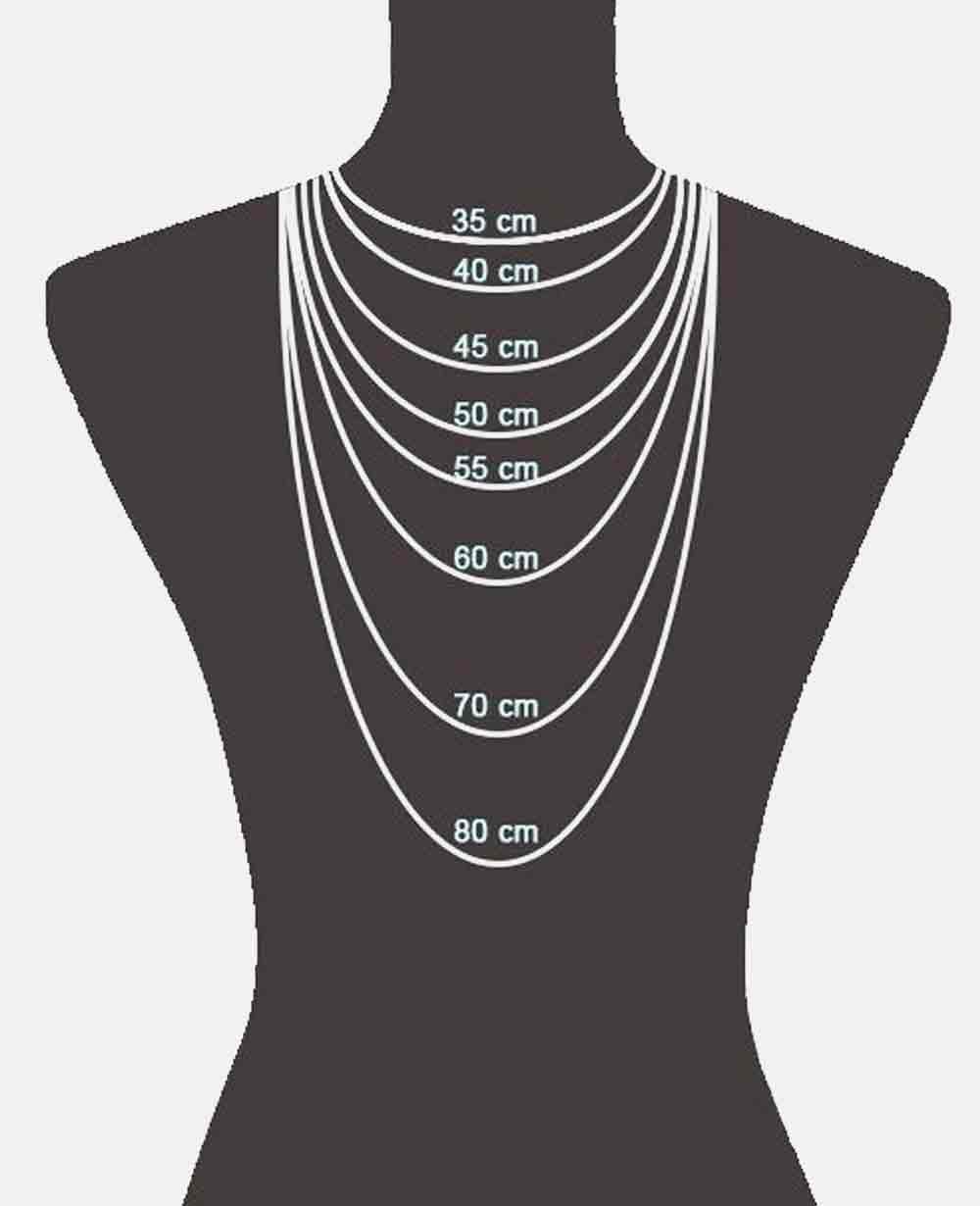 Goldfarbene Halskette mit geflochtenem Design für Damen