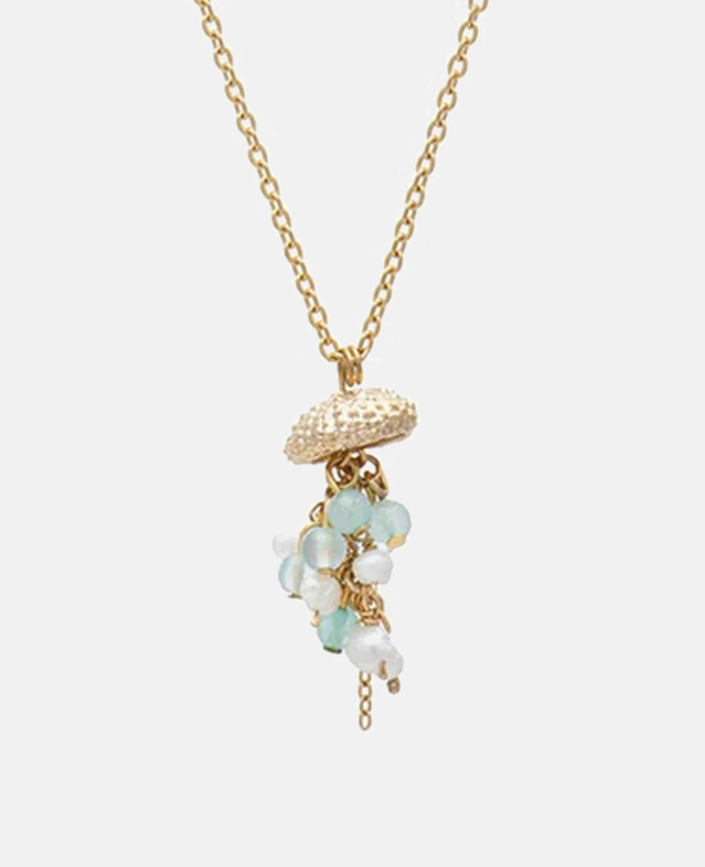 Goldfarbenes Halskette mit Strukturierter Oberfläche Für Frauen