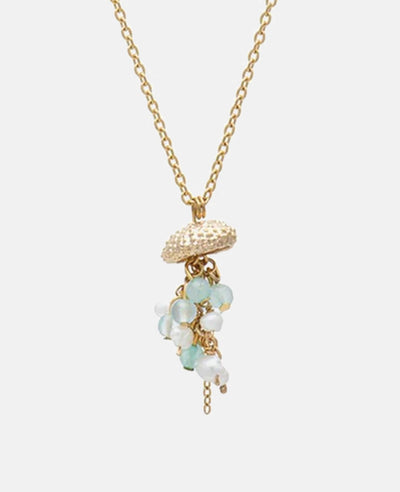 Goldfarbenes Halskette mit Strukturierter Oberfläche Für Frauen