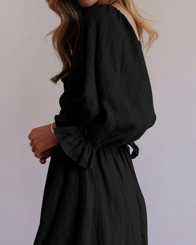 Luftiges Sommer Midikleid für Damen