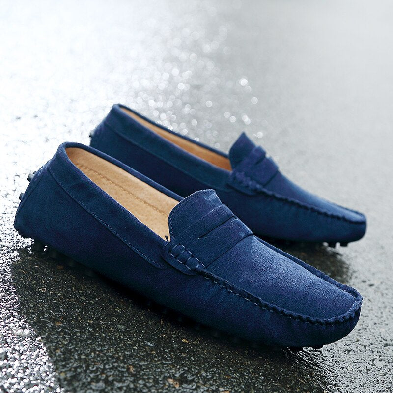 Leonardo | Italienische Wildleder-Loafers für Herren | Lässig, elegant & vielseitig