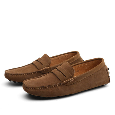 Leonardo | Italienische Wildleder-Loafers für Herren | Lässig, elegant & vielseitig