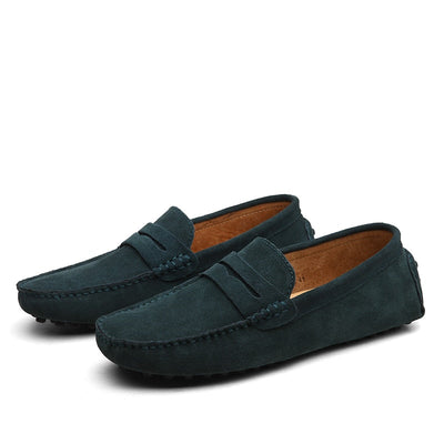 Leonardo | Italienische Wildleder-Loafers für Herren | Lässig, elegant & vielseitig