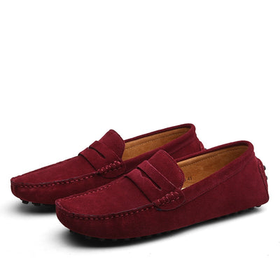 Leonardo | Italienische Wildleder-Loafers für Herren | Lässig, elegant & vielseitig