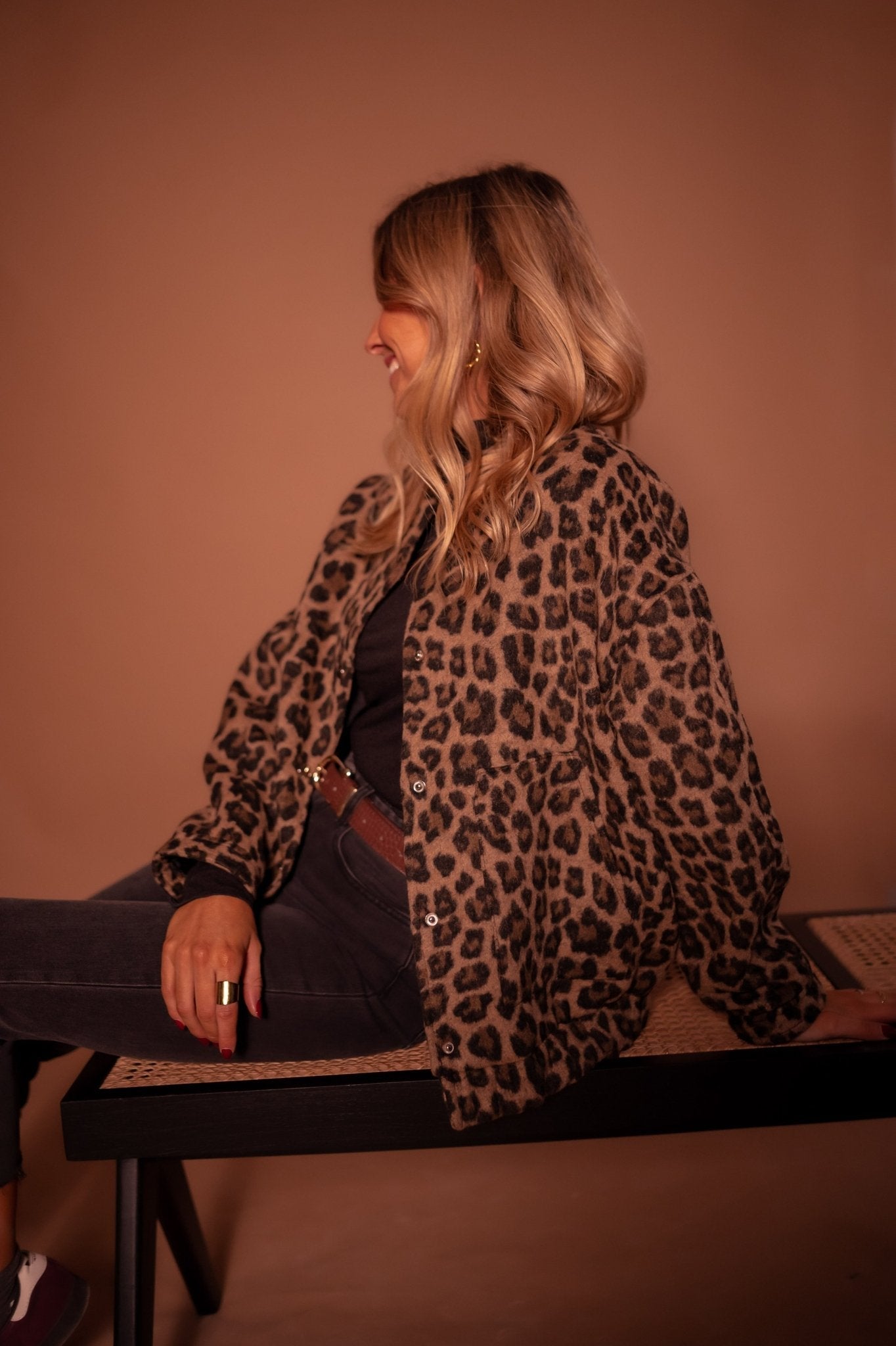 Ilona™ | Trendige Jacke mit Leopardenmuster
