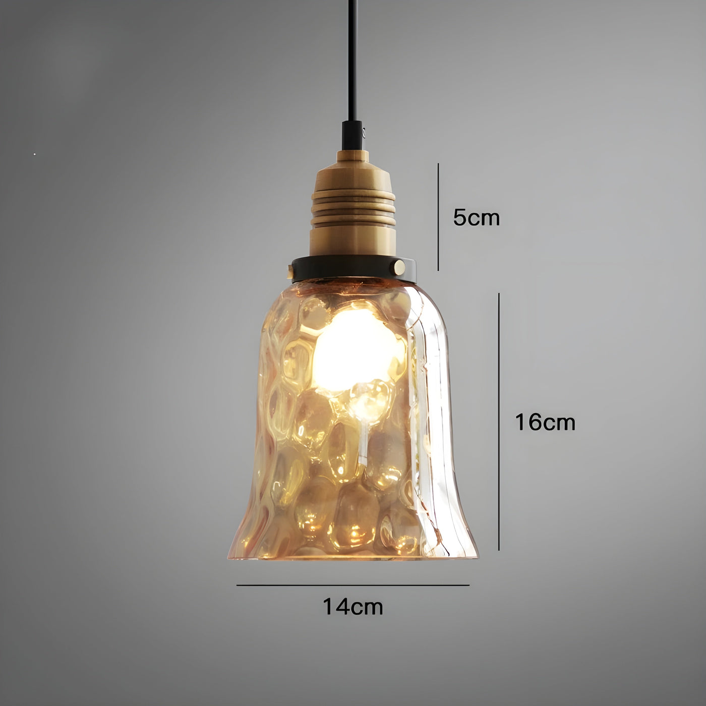 AmberLuxe Light – Industrielle Loft-Stil LED Pendelleuchte