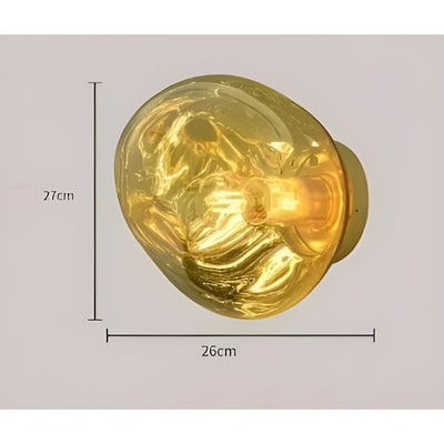 GlazeScape Light – Skandinavische Lava-Glas-Wandleuchte