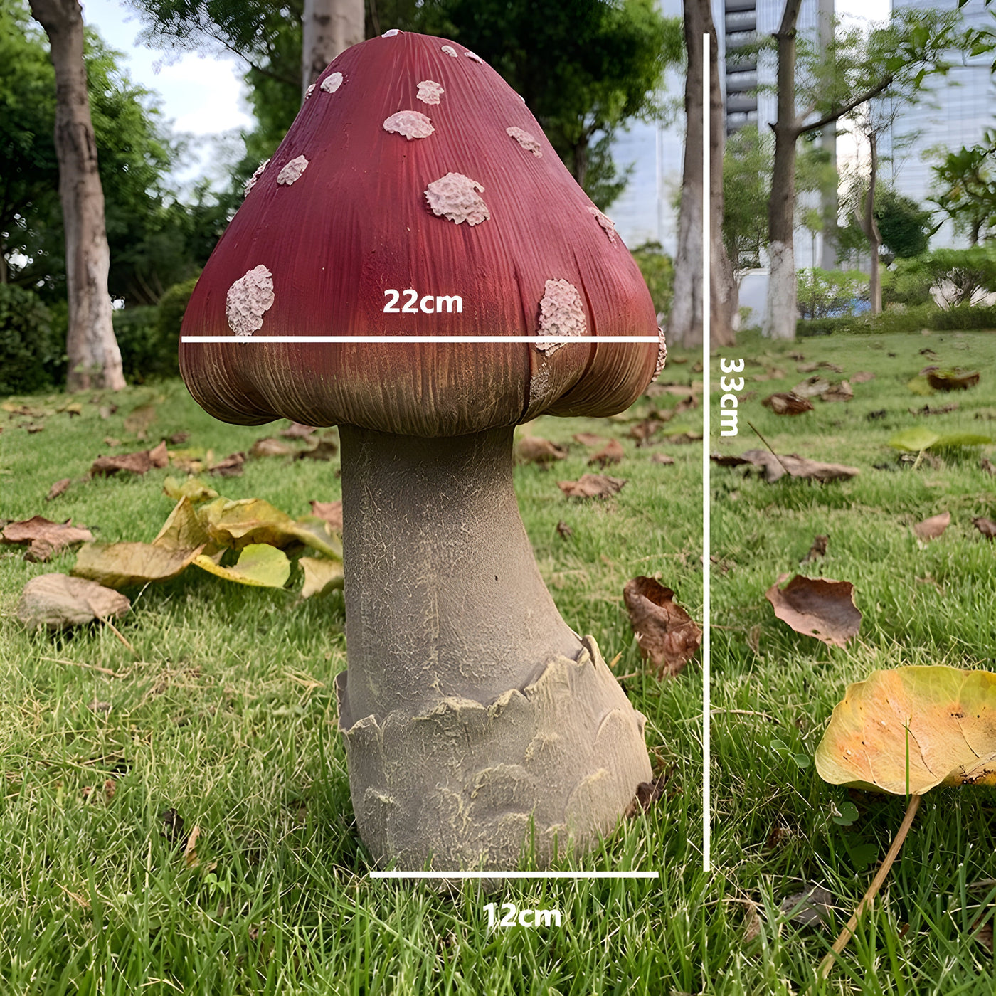 TerraShroom Dekor - Kreative Pilz Gartendekoration für draußen