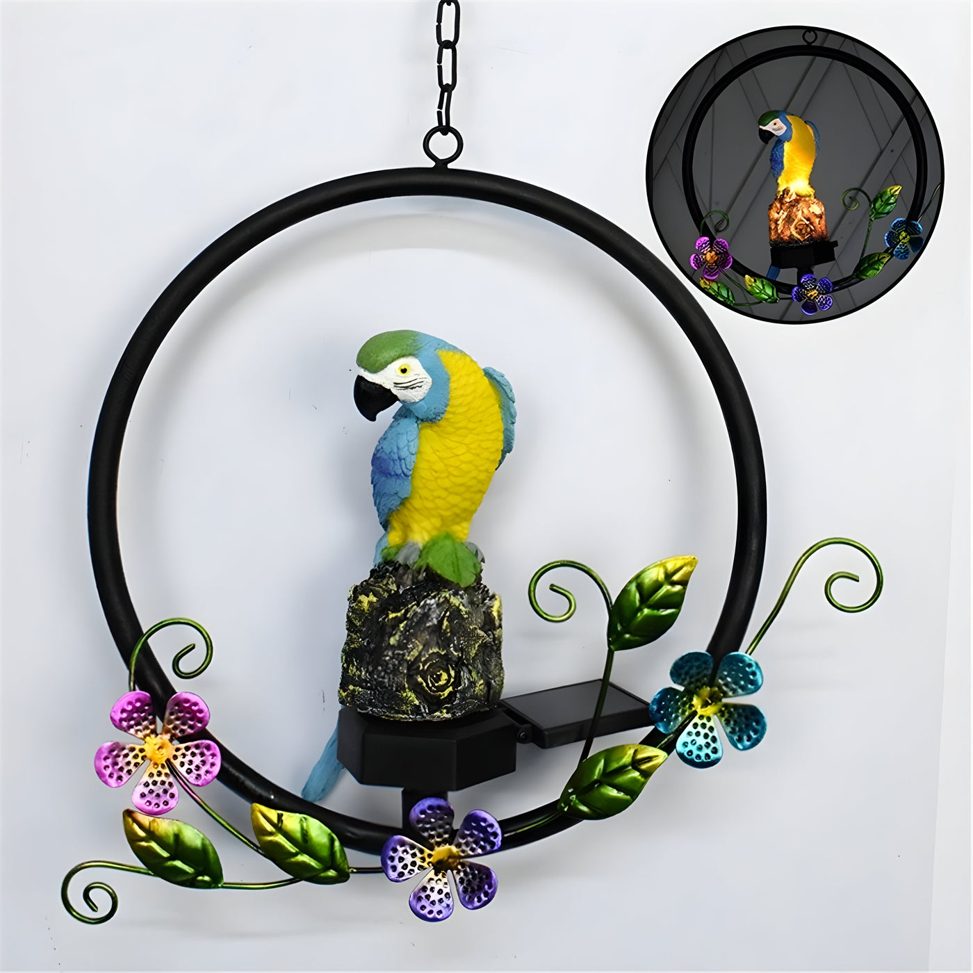 LumiOwl Light - Solarbetriebene Hängende Eulenleuchte