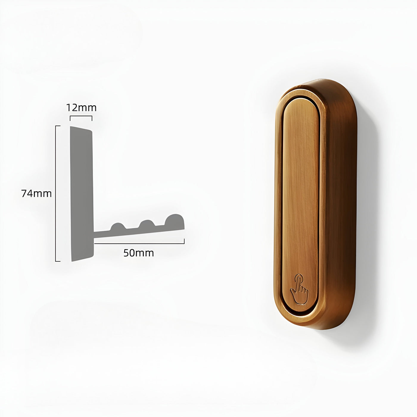 Versteckte Wandhaken – Edelstahl Klappbarer Wandhaken