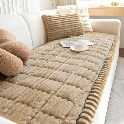 ThickGuard Cover - Dekorativer, Dicker, Rutschfester Kordsofa-Bezug