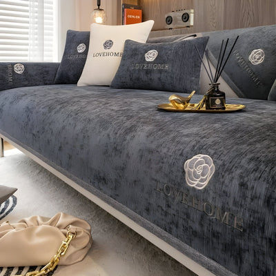 LuxeWrap Sofabezug - Moderner, Rutschfester Sofakissenschutz