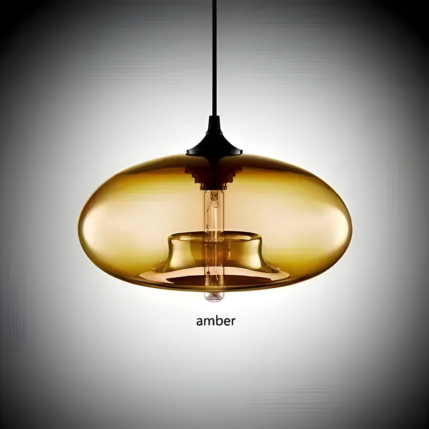 EtherealGlow Light - Nordische farbenfrohe Glas-Pendelleuchte