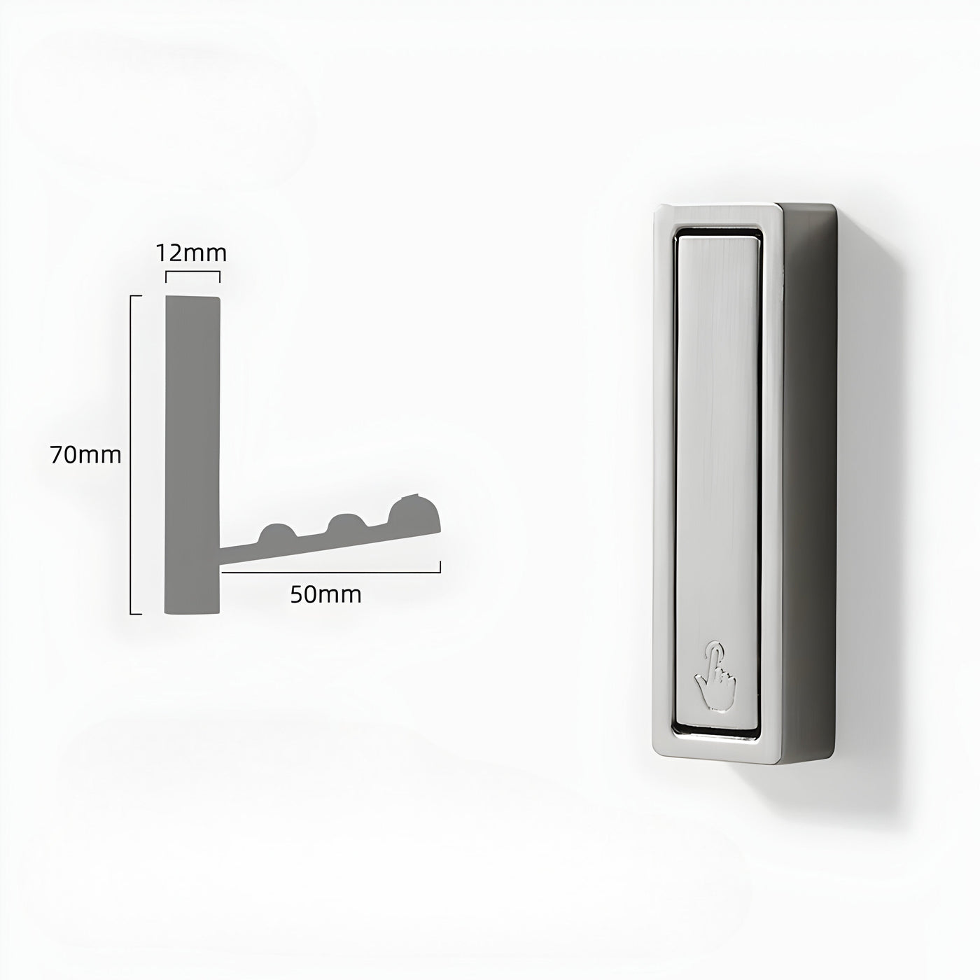 Versteckte Wandhaken – Edelstahl Klappbarer Wandhaken