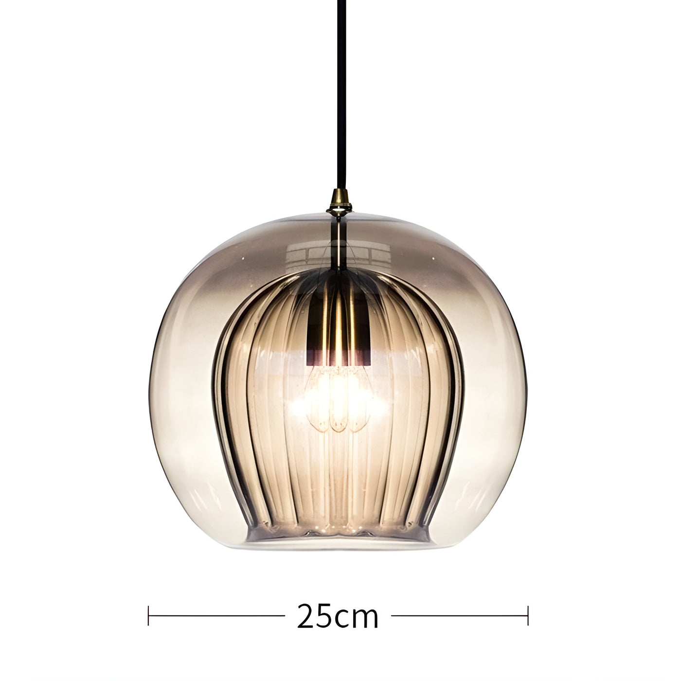 FrostedGlow Light – Moderne Glas-Pendelleuchte