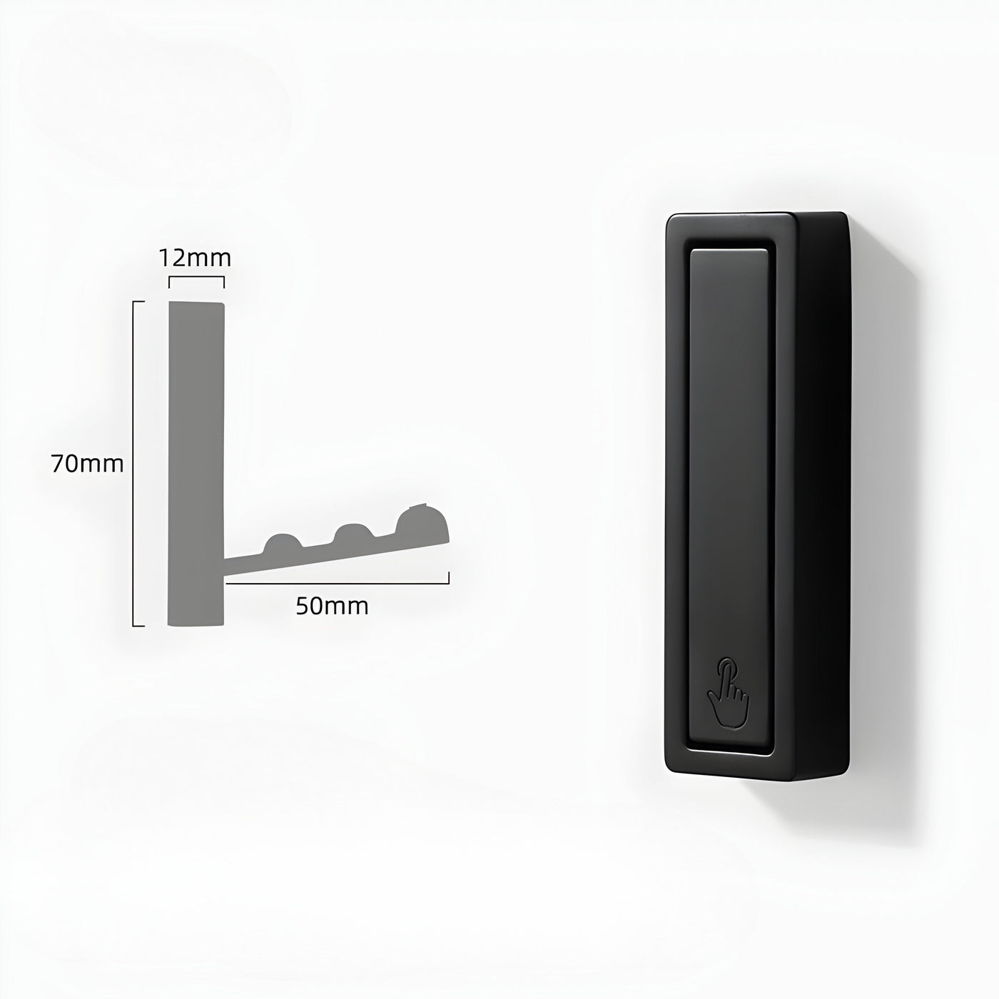 Versteckte Wandhaken – Edelstahl Klappbarer Wandhaken