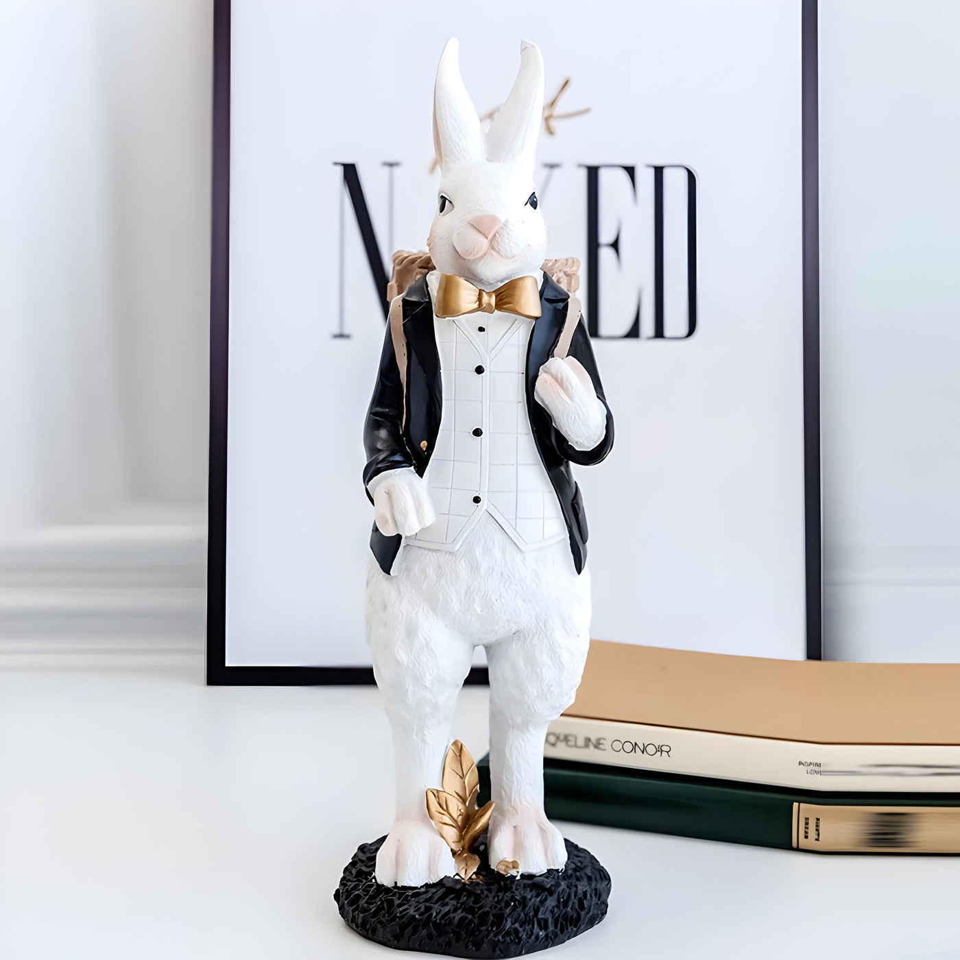 RegalRabbit Decor – Dekorative Pastorale Palast Hasenfamilie Dekoration