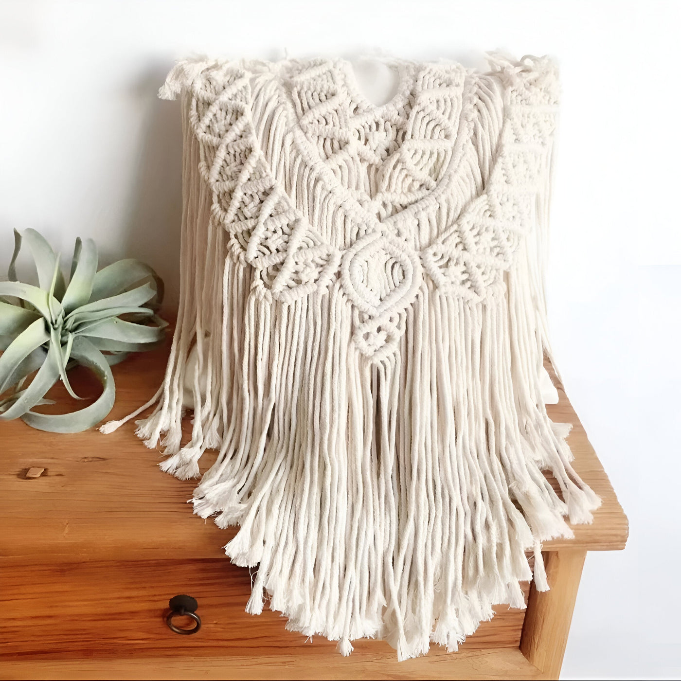 LushWeave Cover - Handgemachter böhmischer Kissenbezug