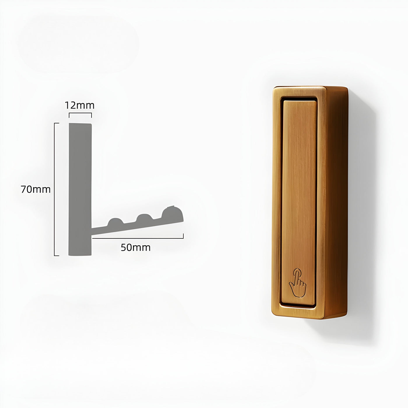 Versteckte Wandhaken – Edelstahl Klappbarer Wandhaken