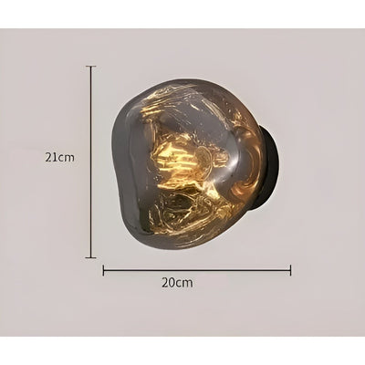 GlazeScape Light – Skandinavische Lava-Glas-Wandleuchte
