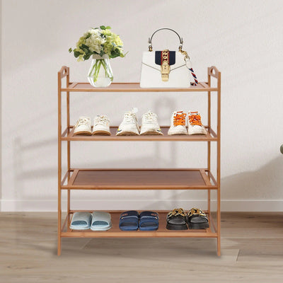 TidySole Rack – 4-stufiges Holzregal