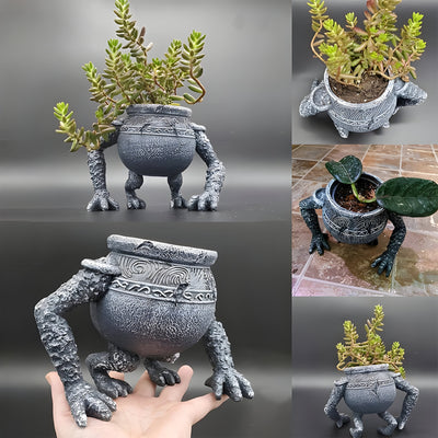 TerraKnight Pot - Gartenrand Dekorativer Blumentopf