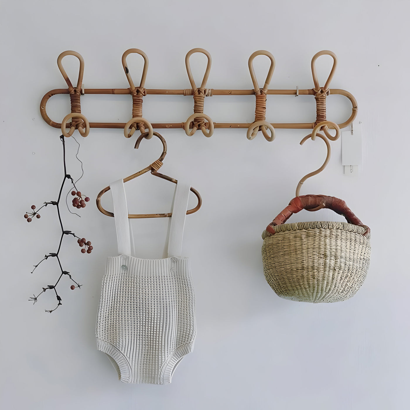 RattanTidy Hook - Hängende Rattan Kinder Wandhaken