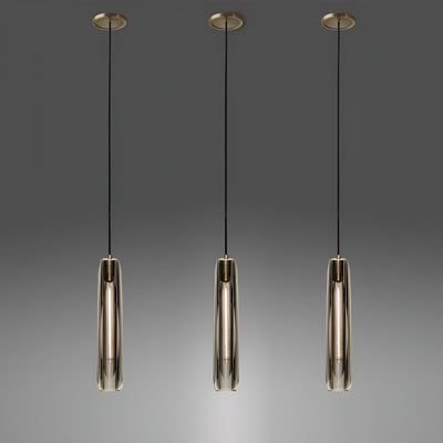 OpulentMesh Light - Moderne Kupfer-Mesh-Kristallglas-Hängeleuchte