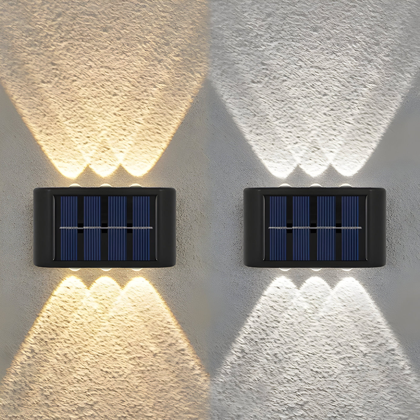 SolaraLux Light - Wasserdichte Solar-LED Oben und Unten Wandleuchte