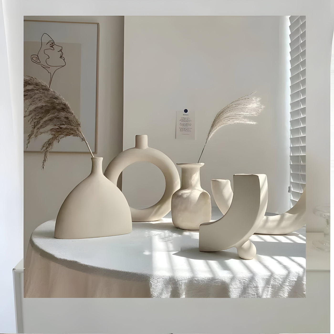 ClayHaven Vase - Moderne Keramische Blumenvase