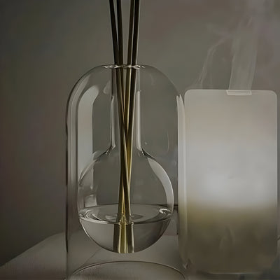 RadianceReed Diffuser - Eleganter Aromatherapie-Diffusor aus Glas
