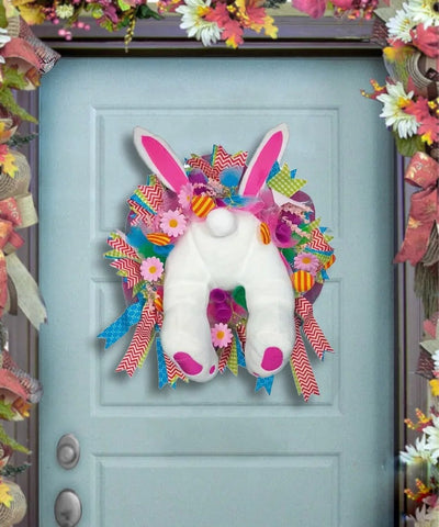 BunnyBliss Kranz – Osterhasen Türdekoration