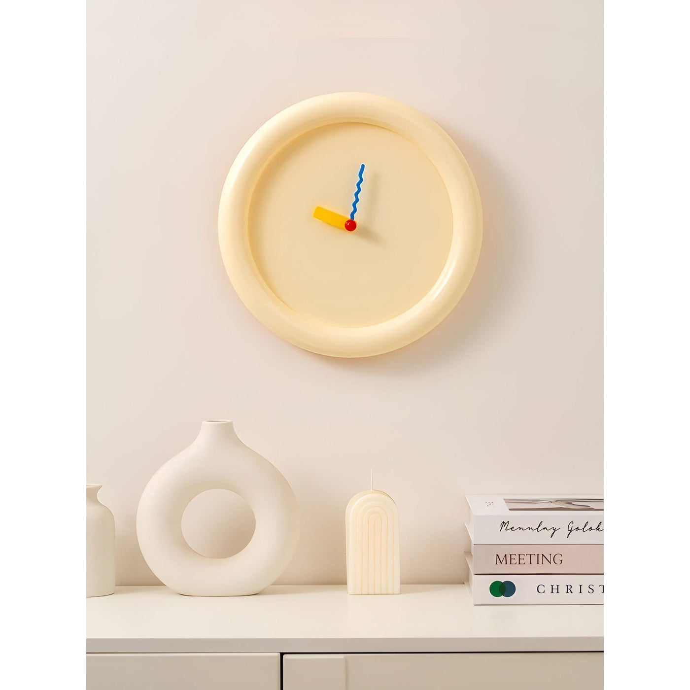 EpeiusMemphis Clock – Modern Memphis Wanduhr