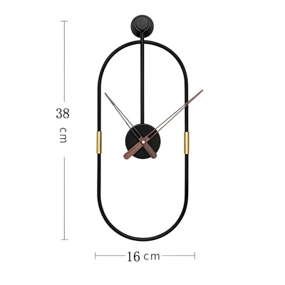 ArtTick Clock - Minimalistische Metall-Wanduhr