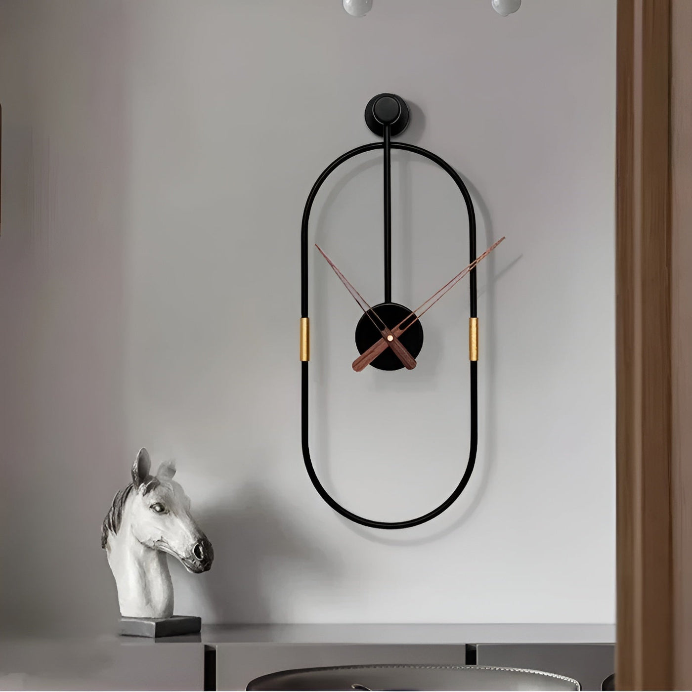 ArtTick Clock - Minimalistische Metall-Wanduhr