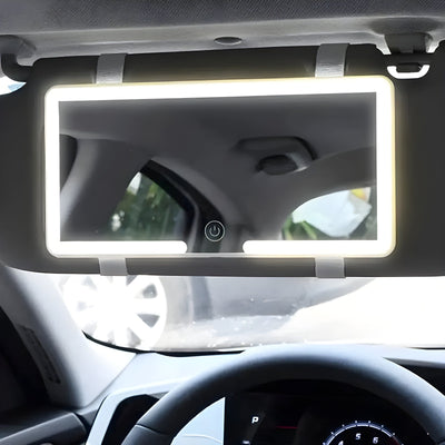 SunGlam Mirror - Verstellbarer LED Sonnenblenden Make-up Spiegel für Autos