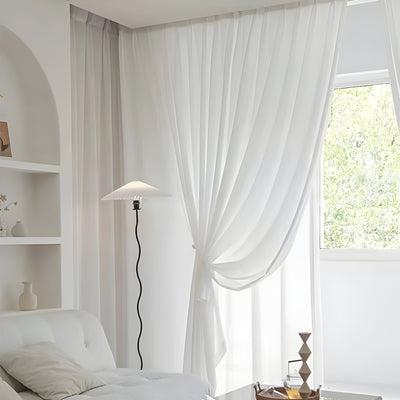 LuxeVeil Curtain - Luxury Dickes Garn Chiffon Vorhänge