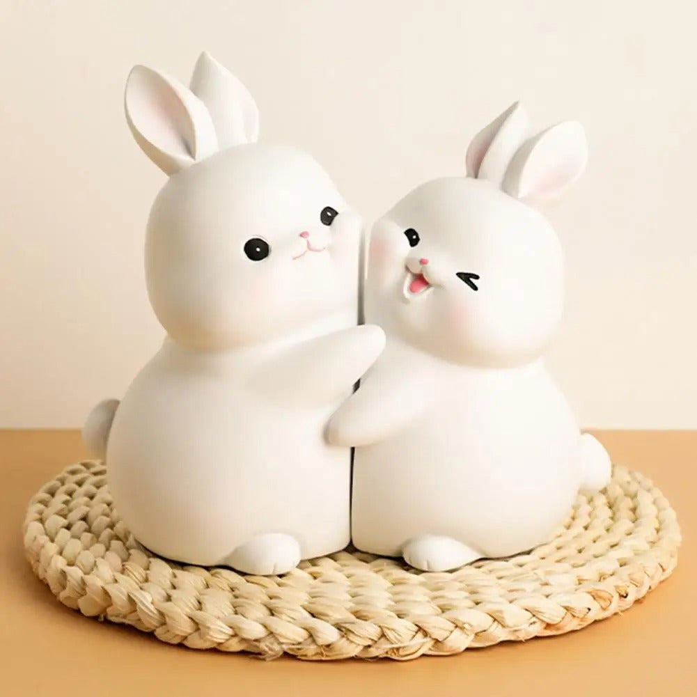 FluffyPaws Halter – Dekorativer Hasen-Buchhalter