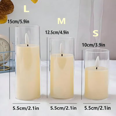 AmberFlicker Light - Acryl Flammenloses LED-Kerzenlicht