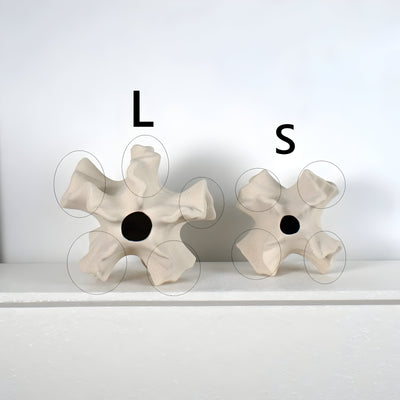 CeramiCoral Vase - Nordische Keramik Korallenblumenvase