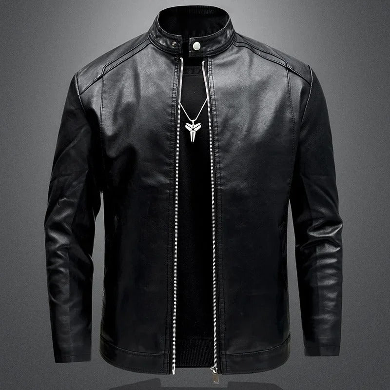 Friedhelm® | Elegante Herren-Lederjacke und Bikerjacke