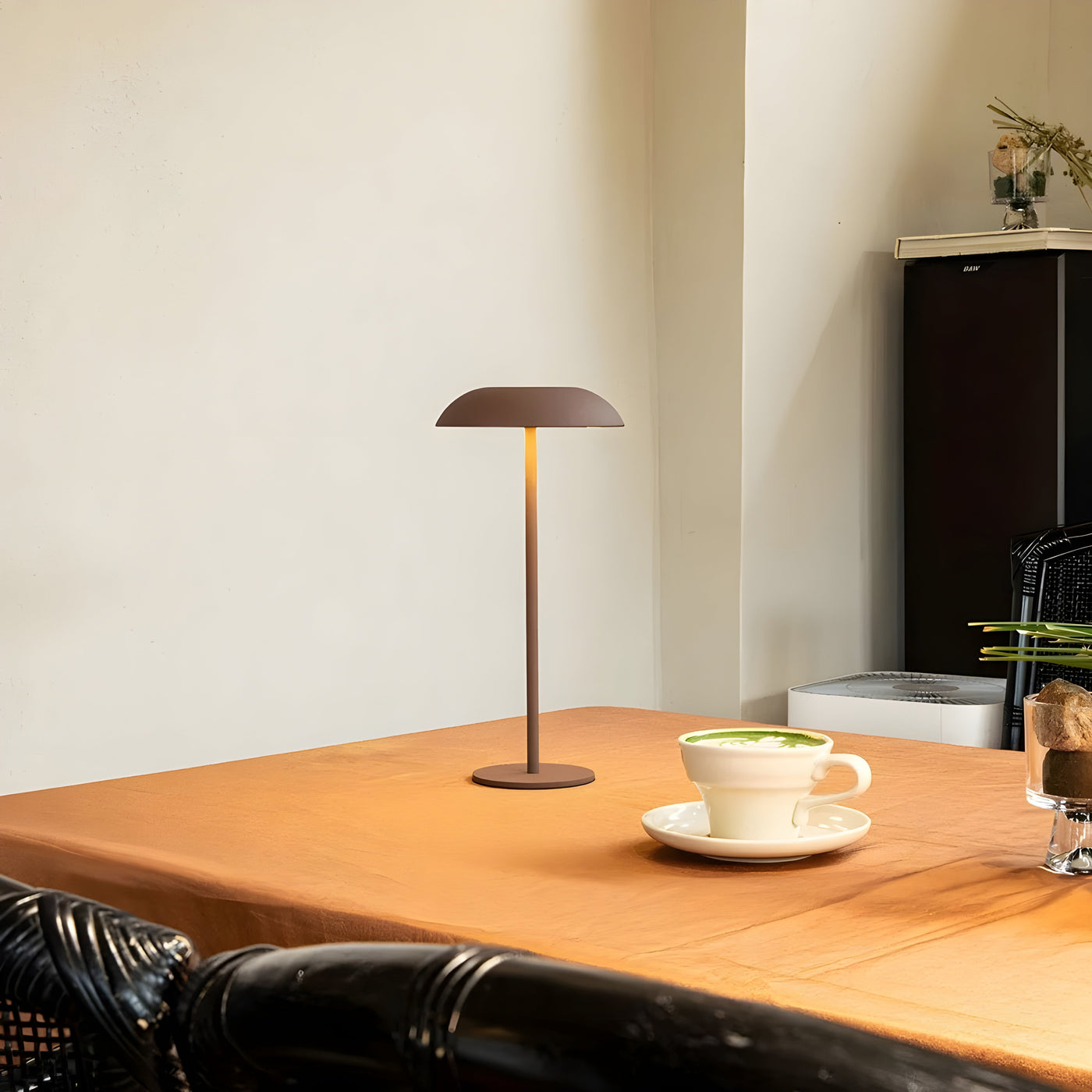 AmberHalo Lampe - Retro USB-Ladende LED Touch Schreibtischlampe