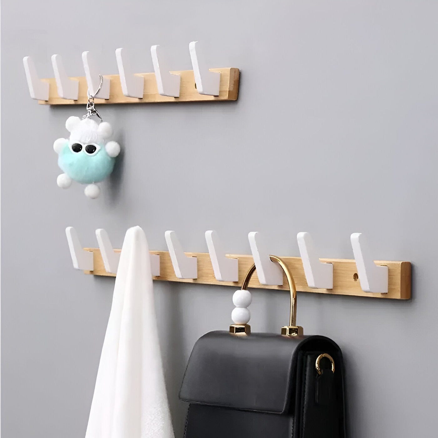 TimberTouch Hook - Bambus Holz Wandkleiderbügel