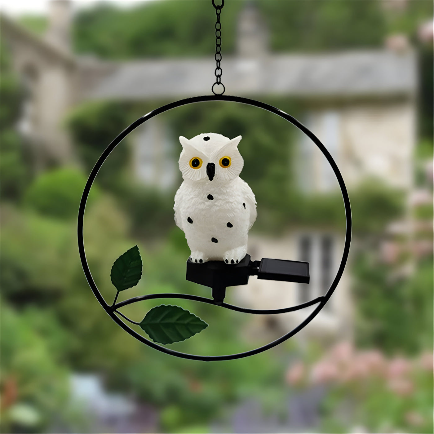 LumiOwl Light - Solarbetriebene Hängende Eulenleuchte