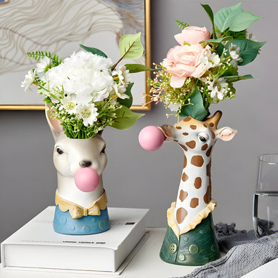 SafariBreeze Vase - Kreative Tierblasen-Vase