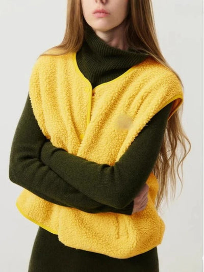 Yveline | Elegante einreihige Strickweste